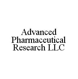 ADVANCED PHARMACEUTICAL RESEARCH LLC