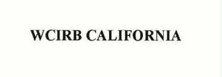 WCIRB CALIFORNIA