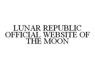 LUNAR REPUBLIC OFFICIAL WEBSITE OF THE MOON