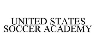 UNITED STATES SOCCER ACADEMY