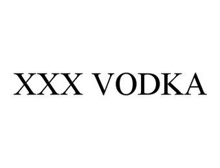 XXX VODKA