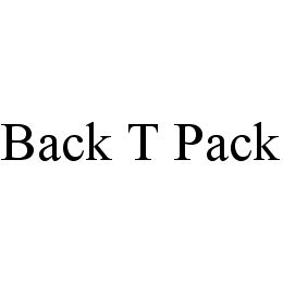 BACK T PACK