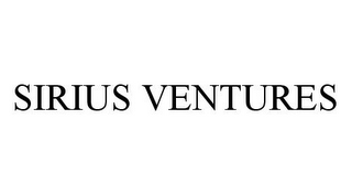 SIRIUS VENTURES