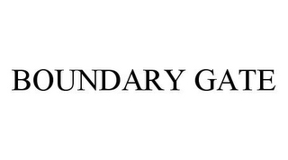 BOUNDARY GATE