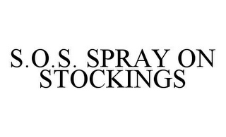 S.O.S. SPRAY ON STOCKINGS