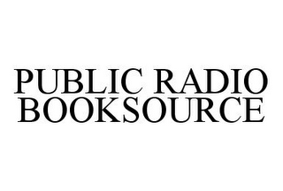 PUBLIC RADIO BOOKSOURCE