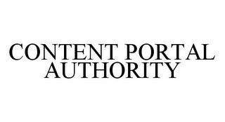 CONTENT PORTAL AUTHORITY