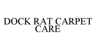 DOCK RAT CARPET CARE