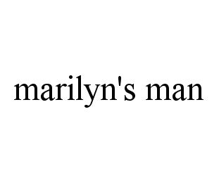 MARILYN'S MAN