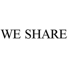 WE SHARE