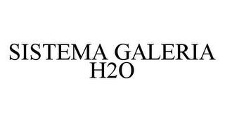 SISTEMA GALERIA H2O