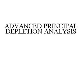 ADVANCED PRINCIPAL DEPLETION ANALYSIS