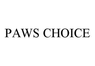 PAWS CHOICE