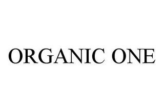 ORGANIC ONE