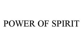 POWER OF SPIRIT