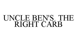 UNCLE BEN'S. THE RIGHT CARB