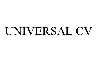 UNIVERSAL CV