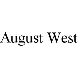AUGUST WEST