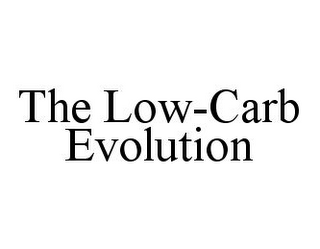 THE LOW-CARB EVOLUTION