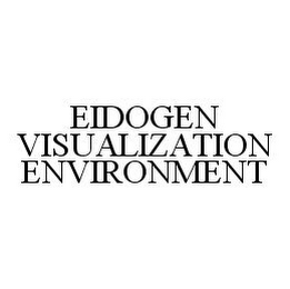 EIDOGEN VISUALIZATION ENVIRONMENT