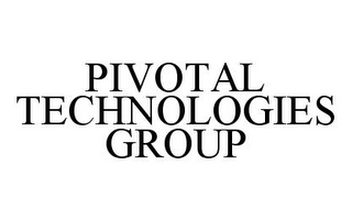 PIVOTAL TECHNOLOGIES GROUP