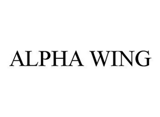 ALPHA WING