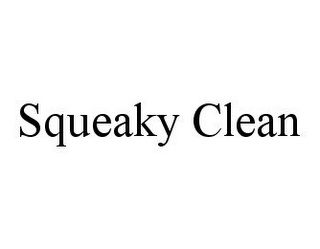 SQUEAKY CLEAN