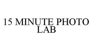 15 MINUTE PHOTO LAB