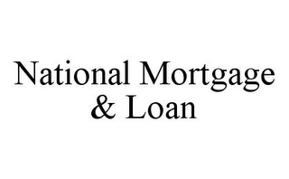 NATIONAL MORTGAGE & LOAN