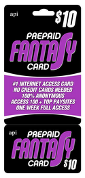 PREPAID FANTASY CARD