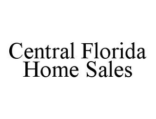 CENTRAL FLORIDA HOME SALES