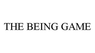 THE BEING GAME