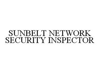 SUNBELT NETWORK SECURITY INSPECTOR