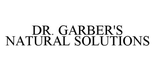 DR. GARBER'S NATURAL SOLUTIONS