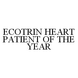ECOTRIN HEART PATIENT OF THE YEAR