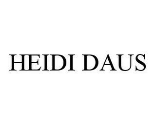 HEIDI DAUS