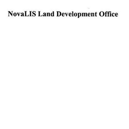 NOVALIS LAND DEVELOPMENT OFFICE