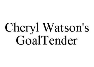 CHERYL WATSON'S GOALTENDER