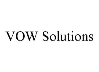 VOW SOLUTIONS