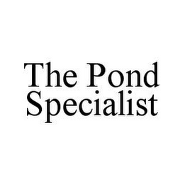 THE POND SPECIALIST