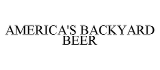 AMERICA'S BACKYARD BEER