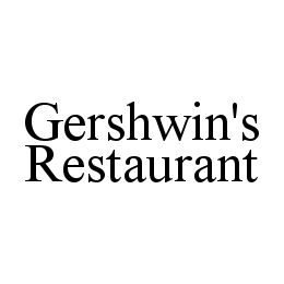 GERSHWIN'S RESTAURANT