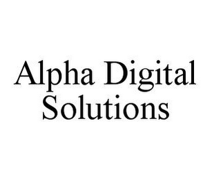 ALPHA DIGITAL SOLUTIONS