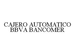 CAJERO AUTOMATICO BBVA BANCOMER