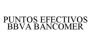 PUNTOS EFECTIVOS BBVA BANCOMER