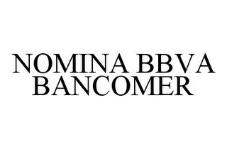 NOMINA BBVA BANCOMER