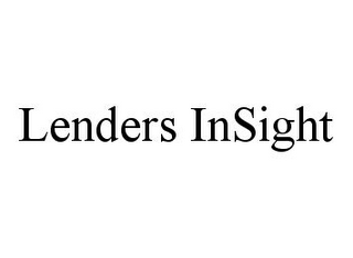 LENDERS INSIGHT