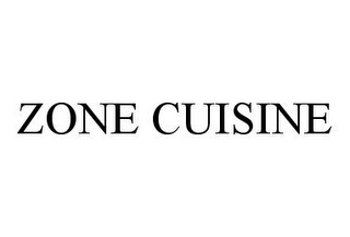 ZONE CUISINE