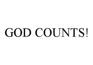 GOD COUNTS!