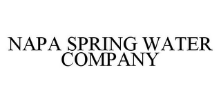 NAPA SPRING WATER COMPANY